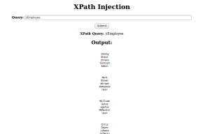 Blind Xpath injection